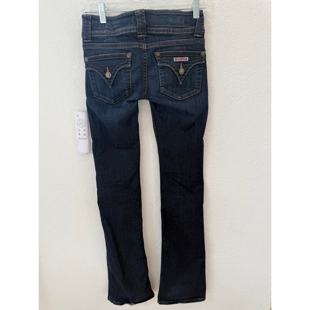 Hudson Jeans Women Dark Wash Bootcut Flap Pocket Stretch Denim Y2K - Picture 2 of 10